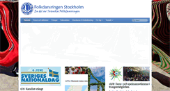 Desktop Screenshot of folkdansringen-stockholm.se